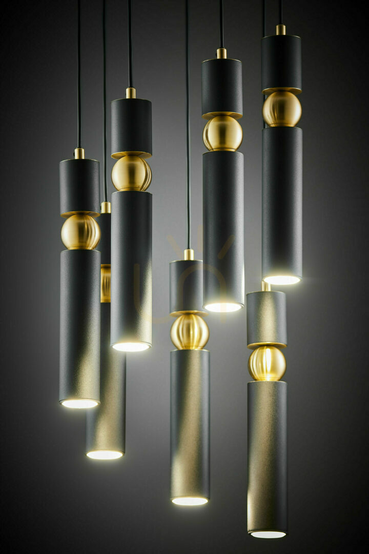 Check ALAS Pendant Lamp Gold 7xG10/14W ALAS Pendant Lamp Gold 7xG10/14W