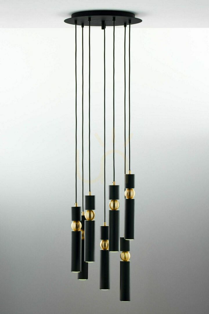 View ALAS Pendant Lamp Gold 7xG10/14W ALAS Pendant Lamp Gold 7xG10/14W