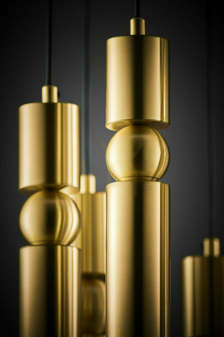 Show ALAS Pendant Lamp Gold 7xG10/14W ALAS Pendant Lamp Gold 7xG10/14W