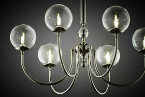 BRILLANTE Chandelier Black 6xG9/14W 12 BRILLANTE Chandelier Black 6xG9/14W small 12