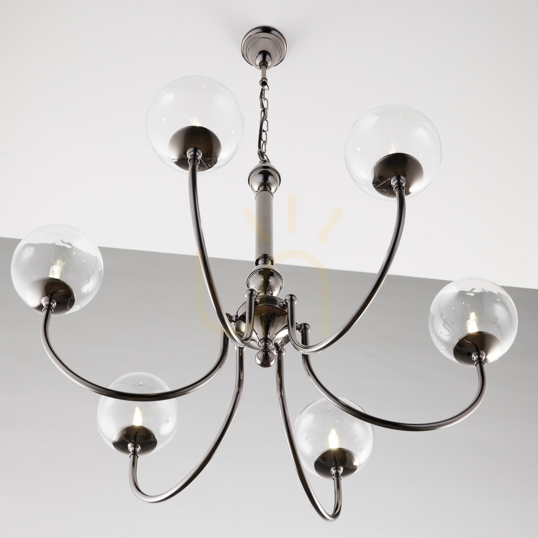 View BRILLANTE Chandelier Black 6xG9/14W BRILLANTE Chandelier Black 6xG9/14W