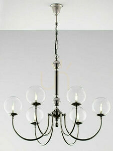 BRILLANTE Chandelier Black 6xG9/14W 0 BRILLANTE Chandelier Black 6xG9/14W small 0