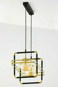 JUPITER FIORI 2026 pendant light, gold and black, 2 × G9 small 10