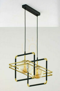 JUPITER FIORI 2026 pendant light, gold and black, 2 × G9 small 0