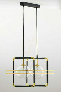 Jupiter FIORI gold/black pendant light, 2×G9, 14 W, 51 cm, 2029 small 10