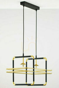 Jupiter FIORI gold/black pendant light, 2×G9, 14 W, 51 cm, 2029 small 3