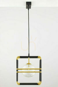 Jupiter FIORI gold/black pendant light, 2×G9, 14 W, 51 cm, 2029 small 6