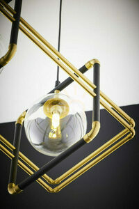 Jupiter FIORI gold/black pendant light, 2×G9, 14 W, 51 cm, 2029 small 9