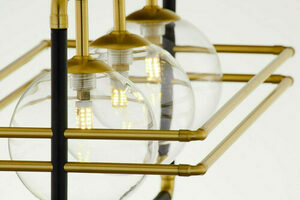 FIORI Pendant Lamp Gold 3xG9/14W small 1