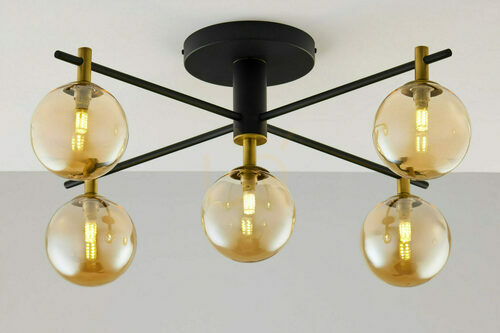 Check FIGARO Ceiling Lamp Gold 5xG9/14W