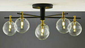 FIGARO Ceiling Lamp Gold 6xG9/14W small 6