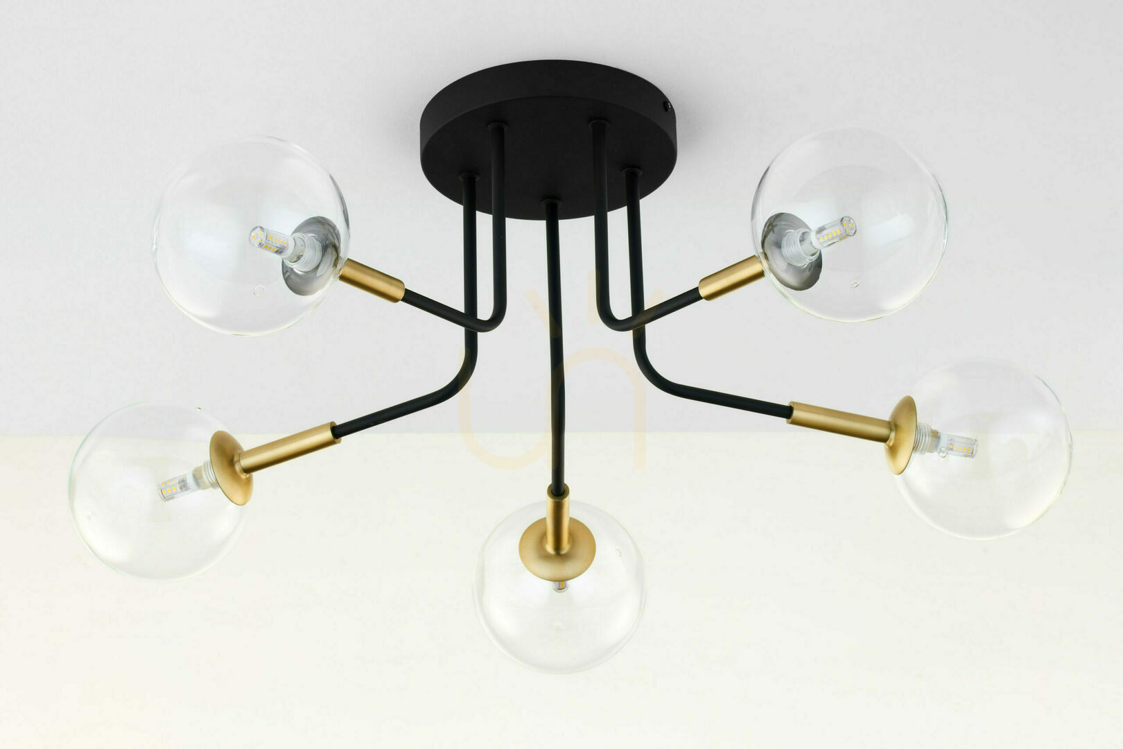 Show BURANO Ceiling Lamp Gold 5xG9/14W BURANO Ceiling Lamp Gold 5xG9/14W