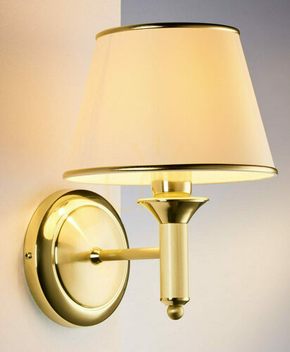 Check Wall lamp CLASSIC Brass 1xE27/15W