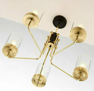 RAMIREZ Chandelier Gold 5xE27/15W small 5