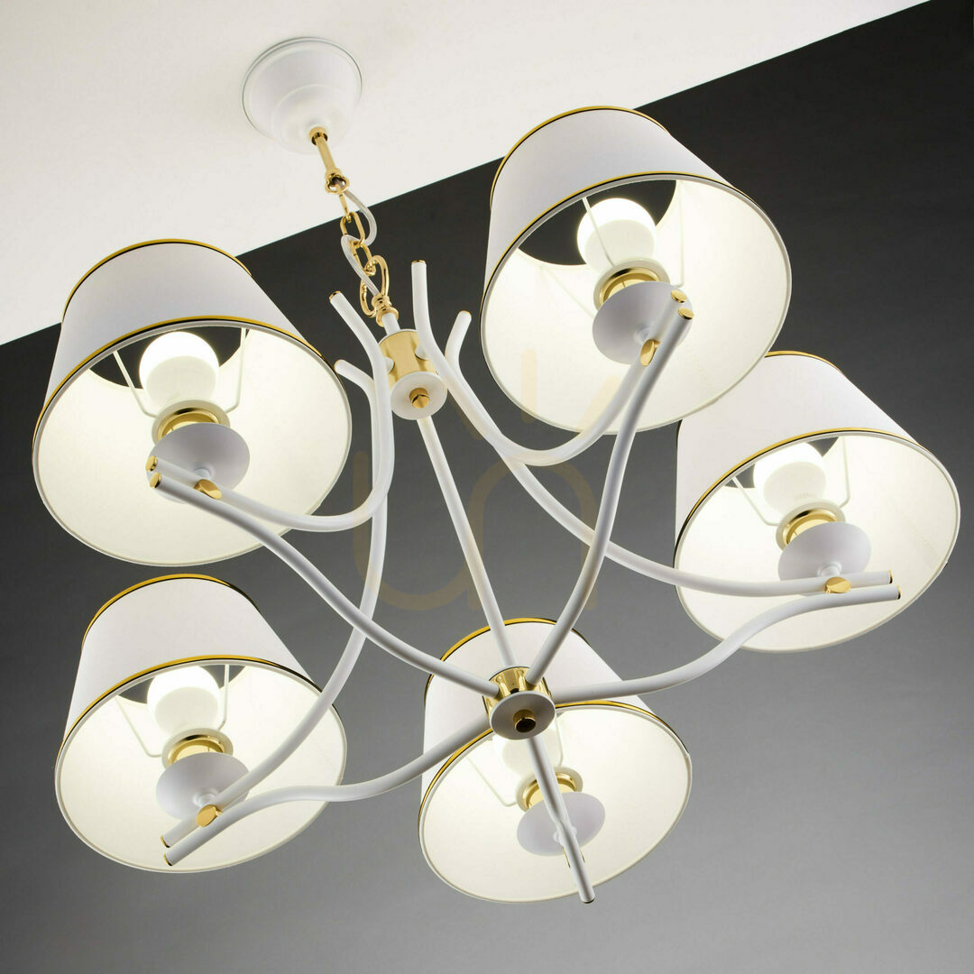 Preview SAMBA Chandelier White 5xE27/15W SAMBA Chandelier White 5xE27/15W