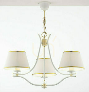 SAMBA Chandelier White 3xE27/15W 1 SAMBA Chandelier White 3xE27/15W small 1