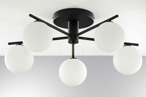 Check PRATO Ceiling Lamp Black 5xG9/14W