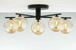 PRATO Ceiling Lamp Black 5xG9/14W 1 PRATO Ceiling Lamp Black 5xG9/14W small 1