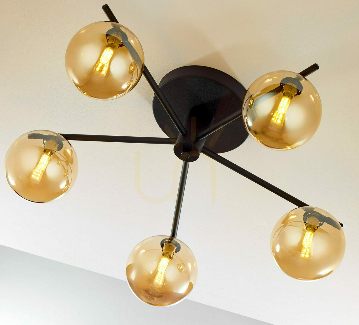 Check PRATO Ceiling Lamp Black 5xG9/14W PRATO Ceiling Lamp Black 5xG9/14W
