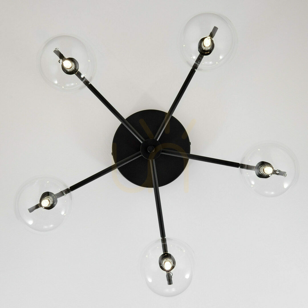 Check PRATO Ceiling Lamp Black 5xG9/14W PRATO Ceiling Lamp Black 5xG9/14W