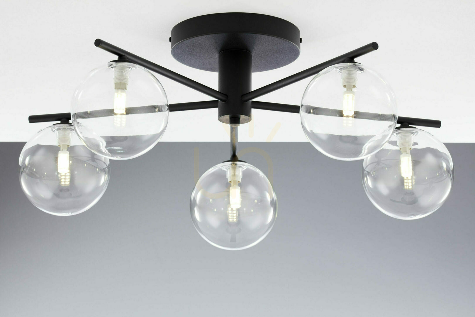 Display PRATO Ceiling Lamp Black 5xG9/14W PRATO Ceiling Lamp Black 5xG9/14W