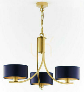 ARTHUR Chandelier Gold 3xE27/15W small 1