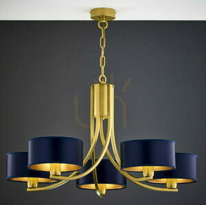 ARTHUR Chandelier Gold 5xE27/15W small 1