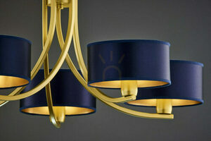 ARTHUR Chandelier Gold 5xE27/15W small 6