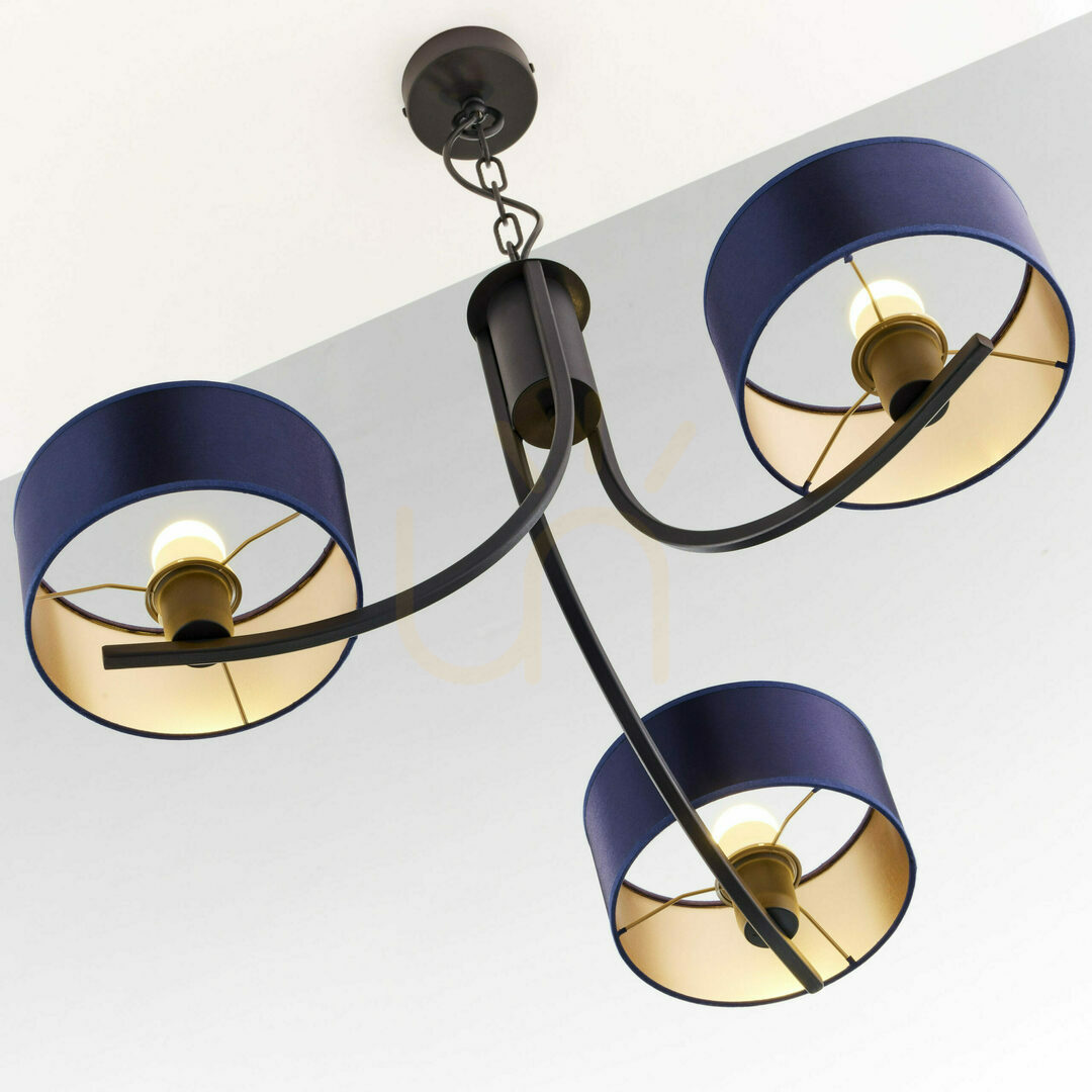 Check ARTHUR Chandelier Black 3xE27/15W ARTHUR Chandelier Black 3xE27/15W