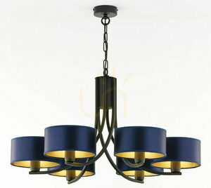ARTHUR Chandelier Black 6xE27/15W small 0