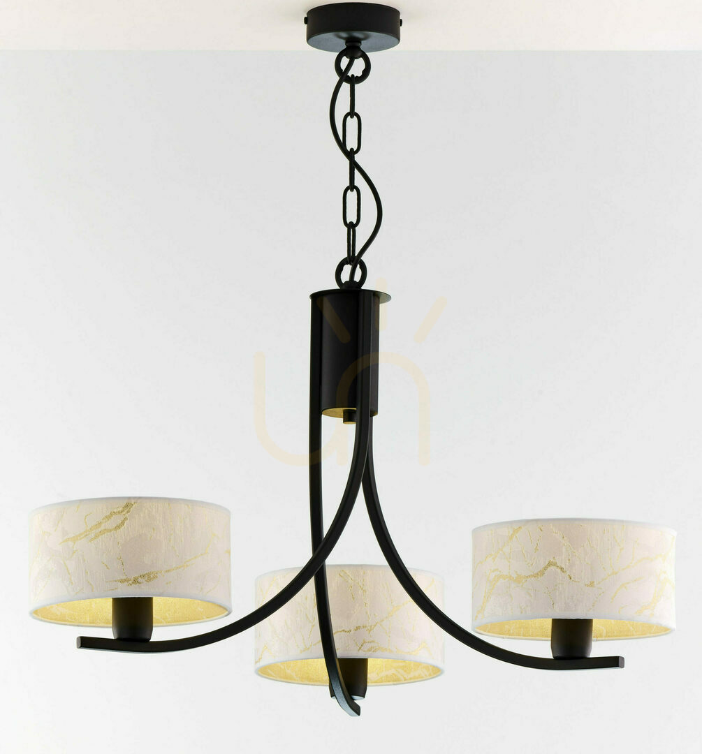 Preview ARTHUR Chandelier Black 3xE27/15W ARTHUR Chandelier Black 3xE27/15W
