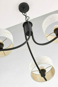 ARTHUR Chandelier Black 3xE27/15W 4 ARTHUR Chandelier Black 3xE27/15W small 4