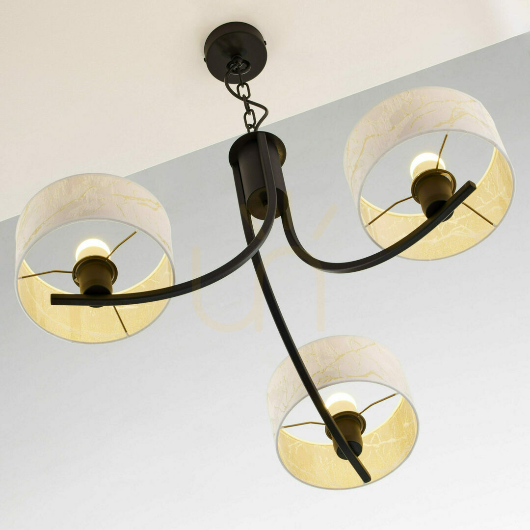 Preview ARTHUR Chandelier Black 3xE27/15W ARTHUR Chandelier Black 3xE27/15W
