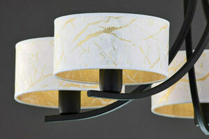 ARTHUR Chandelier Black 5xE27/15W small 10