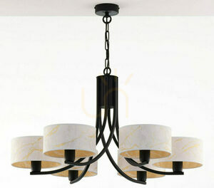ARTHUR Chandelier Black 6xE27/15W 2 ARTHUR Chandelier Black 6xE27/15W small 2