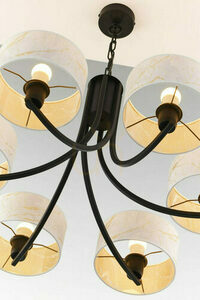 ARTHUR Chandelier Black 6xE27/15W 5 ARTHUR Chandelier Black 6xE27/15W small 5
