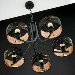 ARTHUR Chandelier Black 5xE27/15W 4 ARTHUR Chandelier Black 5xE27/15W small 4