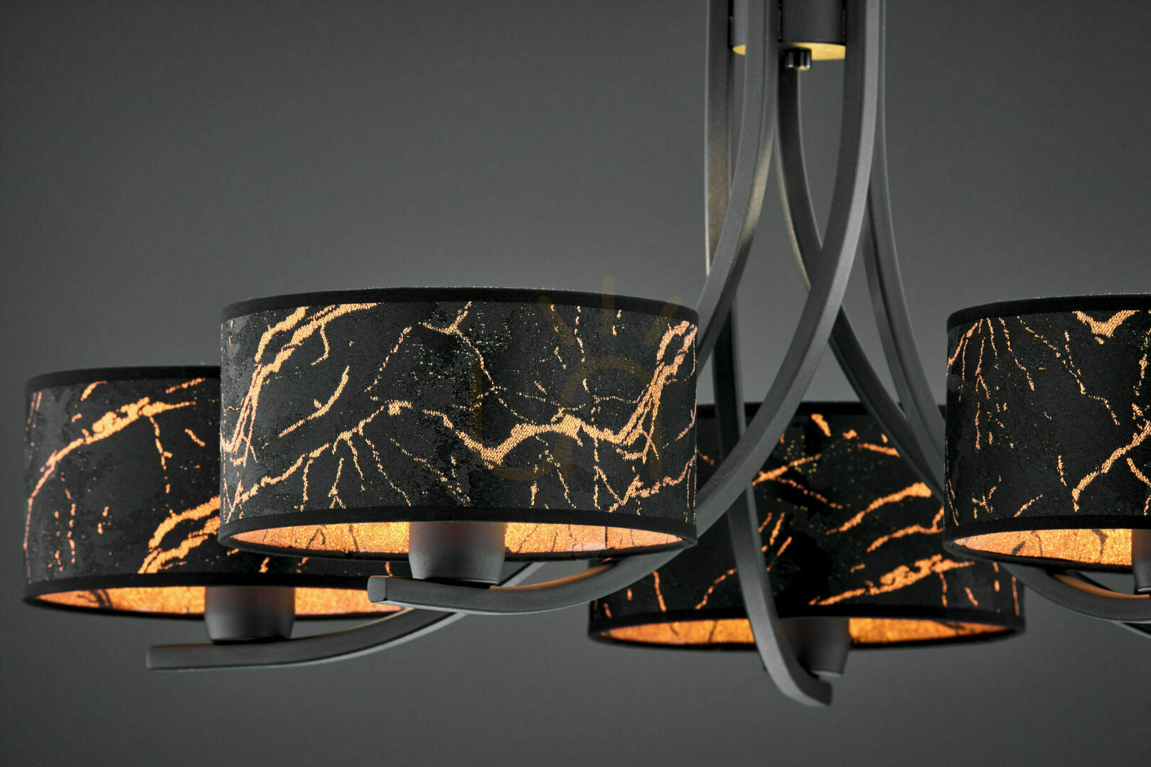 Show ARTHUR Chandelier Black 5xE27/15W ARTHUR Chandelier Black 5xE27/15W