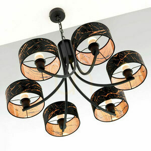 ARTHUR Chandelier Black 6xE27/15W 3 ARTHUR Chandelier Black 6xE27/15W small 3