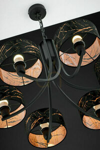 ARTHUR Chandelier Black 6xE27/15W 6 ARTHUR Chandelier Black 6xE27/15W small 6