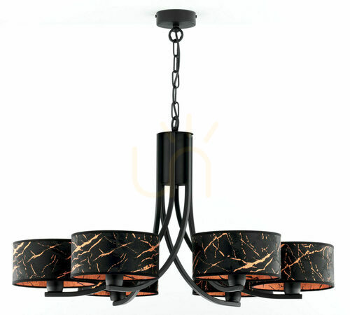 Check ARTHUR Chandelier Black 6xE27/15W