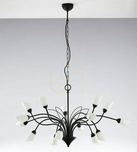 GLORIOSA Chandelier Black 15xG9/14W 1 GLORIOSA Chandelier Black 15xG9/14W small 1