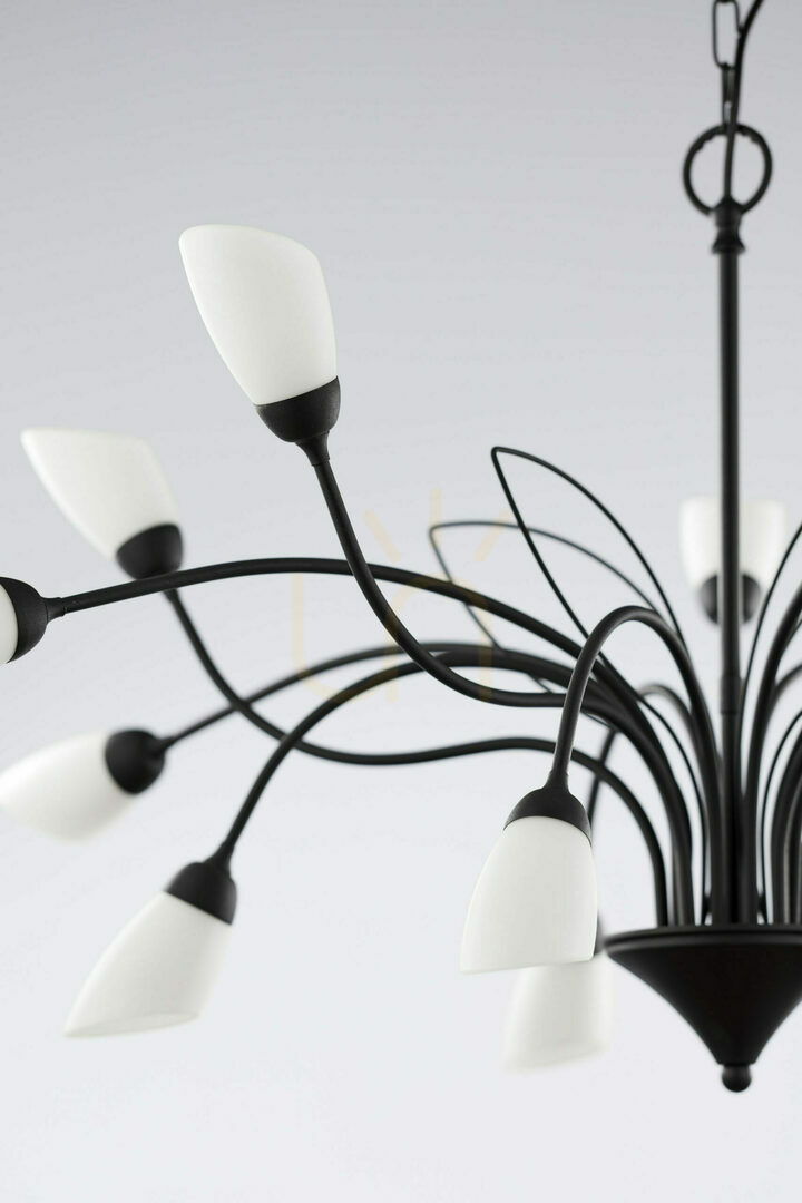 Show GLORIOSA Chandelier Black 15xG9/14W GLORIOSA Chandelier Black 15xG9/14W
