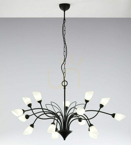 Check GLORIOSA Chandelier Black 15xG9/14W