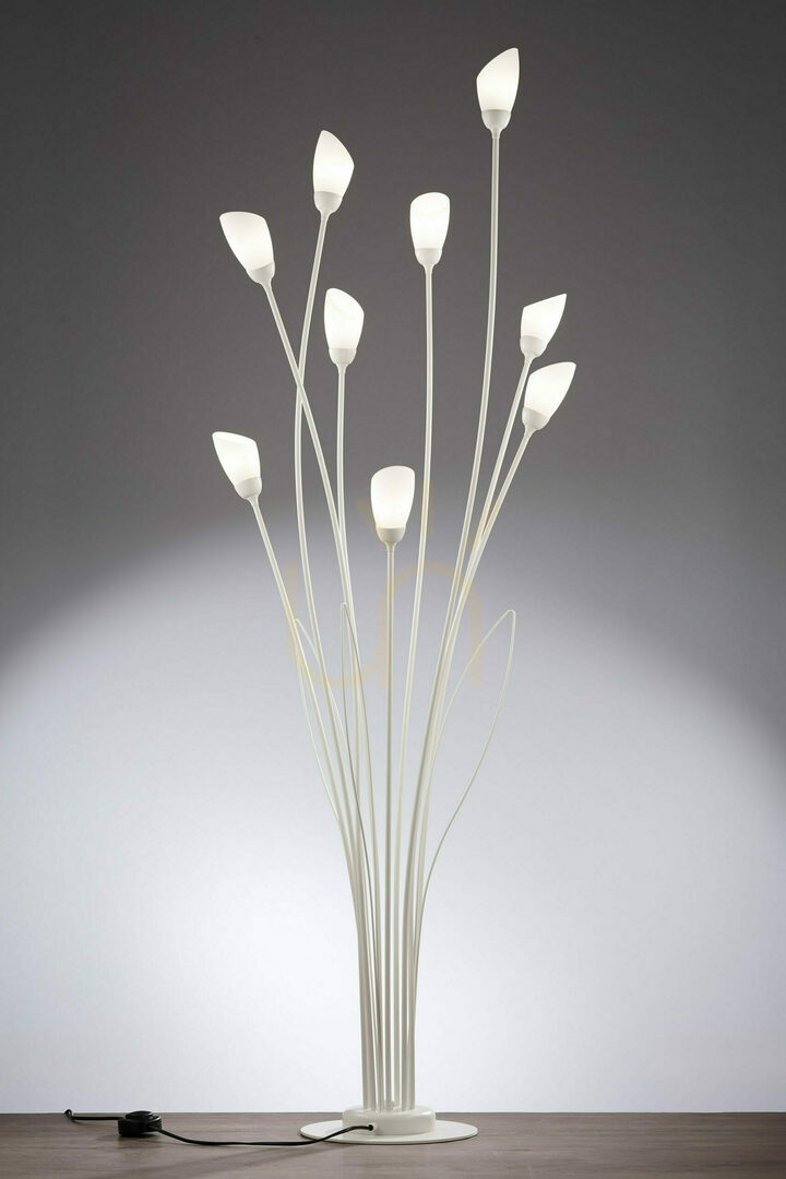 GLORIOSA Floor Lamp Grey 9xG9/14W