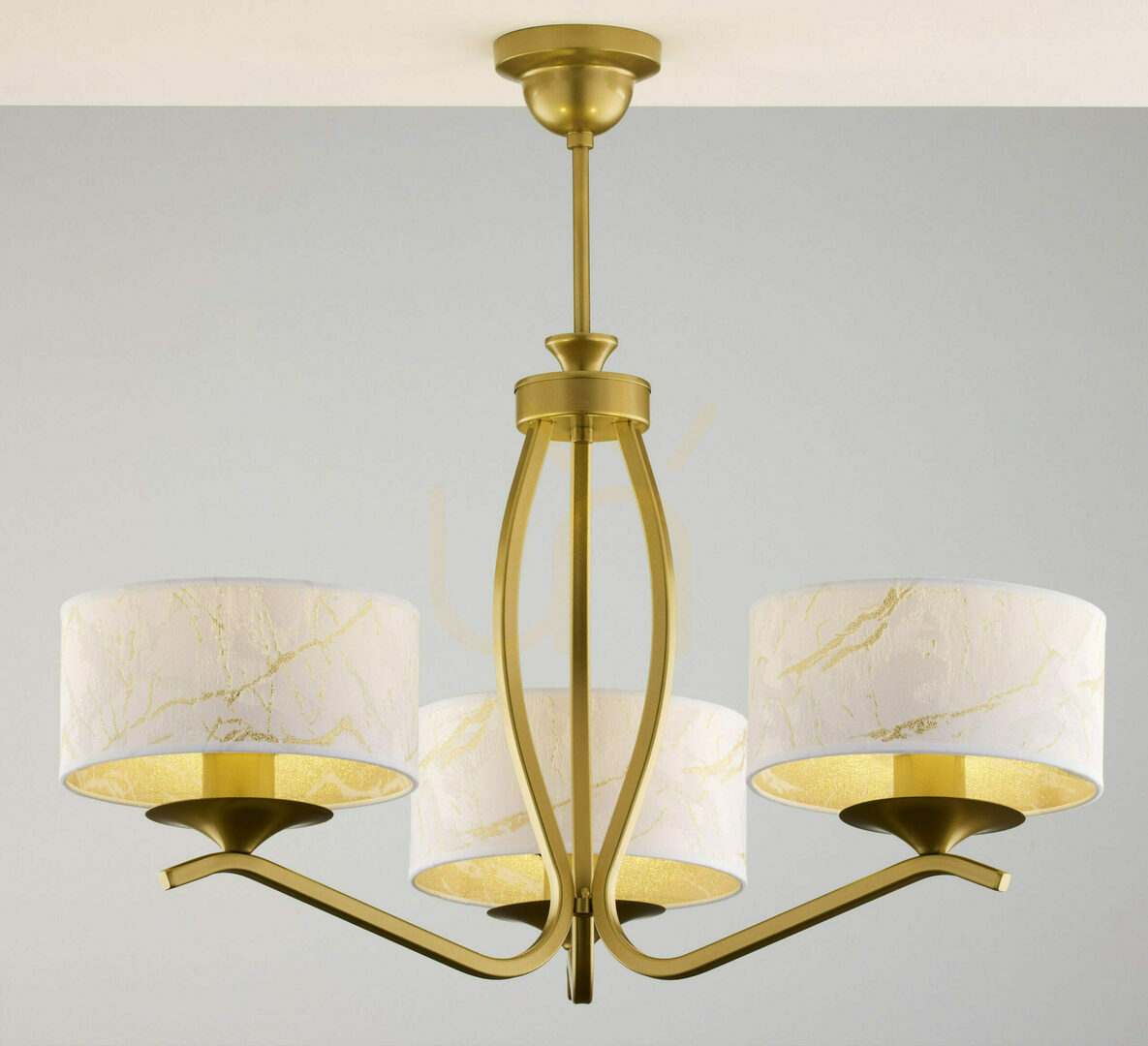 KASZMIR Chandelier Gold 3xE27/15W