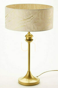JUPITER KASZMIR 2112 table lamp, gold and white, 1×E27, 54 cm small 5