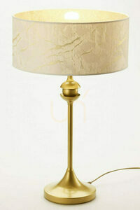 JUPITER KASZMIR 2112 table lamp, gold and white, 1×E27, 54 cm small 6