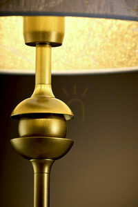 JUPITER KASZMIR 2112 table lamp, gold and white, 1×E27, 54 cm small 8