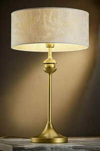 JUPITER KASZMIR 2112 table lamp, gold and white, 1×E27, 54 cm small 0